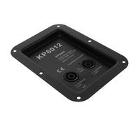 BESTonZON Speaker Terminal Junction Box for Loudspeaker Part Iron Material and Square Shape, Lightweight Design, Easy to Detach, Suitable for Occasions and Stage Equipment