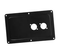 BESTonZON Stage Speaker Back Panel Heavy-duty Speaker Connection Plate for Subwoofer Boxes for Home Use