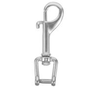 BESTonZON Stainless Steel Bolt Snap Hook Spring Snap Hook Silver Corrosion Resistant for Wetsuits and Scuba Gear Marine Environments Outdoor Diving Clips