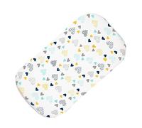 BESTonZON Stretchy Boy Girl Changing Table Cover Soft Durable Cradle Bed Protector for Boys and Girls Chic Design Comfortable Fit Easy to Clean Compatible with Various