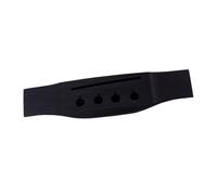 BESTonZON String Ebony Guitar Bridge Replacement Parts Wooden Bridge for Guitar Bass Natural Ebony Construction Easy Installation Great Sound Quality Black Finish