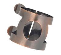 BESTonZON Sturdy ABS Clarinet Clip Adjustable Metal Clamp for Clarinet Accessories Red Vintage Design