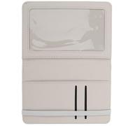 BESTonZON Sublimation Passport Holder and Card Holder White Grey Heat Transfer Passport Case Travel Document Organizer for Men and Women