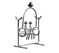 BESTonZON Swing Couple Iron Art Balance Physics Balancing Tumbler Ornament for Home and Office Desk Decoration Dynamic Sculpture Demonstrating Balance and Motion