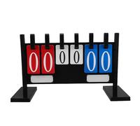 BESTonZON Tabletop Flip Scoreboard: Portable Flip Sports Scoreboard Score Counter Keeper For Table Tennis Basketball Football Baseball Volleyball