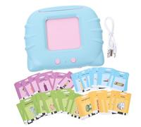BESTonZON Talking Flash Cards Learning for Preschoolers with British English Pronunciation Cognitive Educational Bilingual Sensory for Vocabulary Building and Reading Development