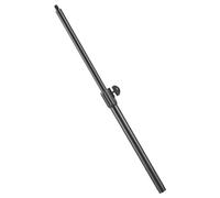 BESTonZON Telescopic Boom Pole with 3/8 Inch Screw Head Adapter Microphone Stand Extension and Low Profile Design Solid Iron Construction for Professional Recording and Stage Use