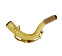 BESTonZON Tenor Saxophone Bend Neck Brass B-flat 27.5mm Sax Neck Replacement Saxophone for Tenor Sax