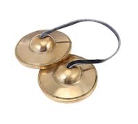BESTonZON Tibetan Cymbal Bell Brass Handmade Ring The Bell for Religious Ceremony Yoga Meditation Accessories