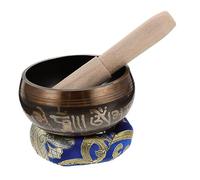 BESTonZON Tibetan Singing Bowl Meditation Bowl for Yoga Decorative Buddhism Sound Multipurpose Gong Mallet