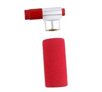 BESTonZON Tire Pump Aluminum Alloy Inflator Head for Road Bikes Motorbikes Quick Inflation with Cnc Interface Compact Portable Design for Bicycles and Sports Balls