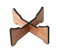 BESTonZON Tongue Drum Folding Stand Adjustable Steel Display Rack for 10-inch Drums Portable Floor Holder Enhanced Stability