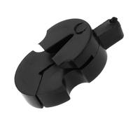 BESTonZON Tourte Style Violin Mute Full Practice Silencer Black Rubber for Quiet Practice