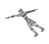 BESTonZON Traditional Chinese Shadow Puppetry Puppet DIY Kit Three Kingdoms Figure Zhao Yun Educational Craft for Family Fun and Cultural Performance