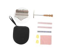 BESTonZON Transparent Note Thumb Piano Kalimba Portable Acrylic Finger Music Instrument with Crisp Sound Easy to Carry Music Instrument for Beginners