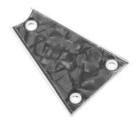 BESTonZON Triangle Truss Rod Cover for Electric Bass Guitars Durable Ply Neck Plate Replacement Black Color Easy Installation Guitar Head Protection