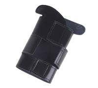 BESTonZON Trumpet Guard Pu Leather Protector Cover Trumpet Wrap for Cornet Brass Instruments Small Size Piston Valve Guard Suitable for Brass Players