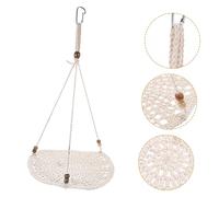 BESTonZON Tsgyrt Reptile Hammock Swing Bed for Bearded Dragon Lizard Cotton Rope Hanging Cage Space Saving Climbing Nest for Chameleon Hamster Squirrel Easy Clean Summer Pet Resting Place