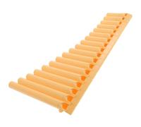 BESTonZON Tube Yellow Pan Flute for Beginners Chinese Traditional Panpipe with Precision Tuning for Outdoor and Classroom Folk Music Performance and Festival Use
