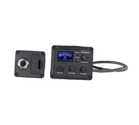 BESTonZON Ukulele Piezo Pickup Eq Equalizer Preamp Amplifier Lcd Display for Acoustic Ukulele Tuning
