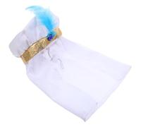 BESTonZON Ultralight Breathable Dog Head Scarf Pet Outfit Middle Eastern Arabian Headwrap for Small Dogs and Cats Birthday Costume Vivid Colors for Desert Adventures and Holiday Cosplay