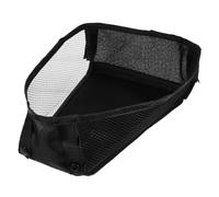 BESTonZON Universal Baby Stroller Bottom Storage Bag and Organizer Mesh Basket Rigid Frame for Diapers and Milk Bottles, Baby Stroller Storage Pouch Suitable for Twins and Travel