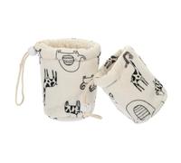 BESTonZON Universal Nursing Bottle Sleeve Set for Babies Medium 240ml Small 150ml Baby Bottle Covers with Protective Insulation, Anti-Drop, and Window for Infant Feeding Supplies (2pcs