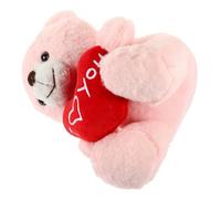 BESTonZON Valentine Heart Plush Bear Stuffed Soft Cuddly Animal Doll for Birthday Wedding Party Gift Hugging Pillow with Fine Workmanship and Gentle Touch