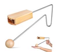 BESTonZON Vibraslap Wooden Percussion Instrument with Resonant Sound Latin Rhythm Instrument for Adults for Performance and Practice