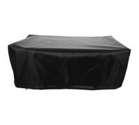 BESTonZON Vintage Dust Turntable Inches Cover 18x14x6.75 Waterproof Dustproof Protective Case with Black for Vinyl Record Players