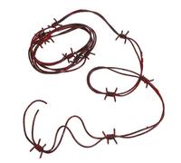 BESTonZON Vintage Faux Barbed Wire Halloween Decoration Scary Prop for Haunted House and for Creating Creepy Atmosphere and Pranks