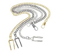 BESTonZON Vintage Pocket Watch Chains with Classic Retro Design for Men and Students 3pcs Portable and Unisex Appeal Alloy Material 37.5cm Length for Mechanical and Quartz Pocket