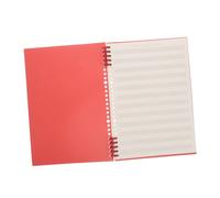 BESTonZON Vintage Red Music Notebook for Boys and Girls Detachable Loose Leaf Guitar Piano Stave Manuscript Paper Blank Sheet Music Books