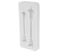 BESTonZON Vintage Street Lamp for Crafting Projects and Christmas Cake Decoration Multifunctional Use Silicone Mold for Resin Casting and Baking, High Temperature Resistant
