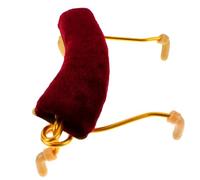 BESTonZON Violin Chin Rest Violin Playing Violin Accessory Excellent Support Grip Classic Violin Rest Violin Part Red Musical Instrument Flannel The