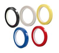 BESTonZON Violin Fingerboard Stickers Set Colourful Pvc Fretboard Tape 5pcs for Beginners and Accurately Locating Notes Resistant to Fading for Cello and Violin for Learning and Practice