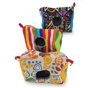 BESTonZON Warm Bird Nest Double Hole Hanging Parrot Nest Parrot House for Sleeping Pad Winter Warm