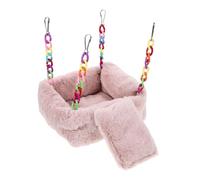 BESTonZON Warm Hamster Nest Plush Hanging Hammock Sleeping Bed Small Pets Cozy Hideaway Tent For Squirrels Guinea Pigs Chinchillas Rats And Ferrets