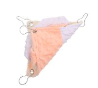 BESTonZON Warm Small Pet Hanging Hammock Bed with Arctic Fleece Breathable Four Seasons Nest for Hamsters Guinea Pigs Chinchillas Cozy Indoor Cage Resting Accessory