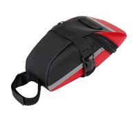 BESTonZON Water-Resistant Mountain Bike Saddle Bag Capacity Under-seat Pouch with Multiple Compartments Quick Installation Cycling Tail Pack for Road and Mountain Bikes Red