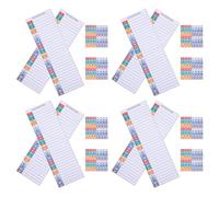 BESTonZON Waterproof Electrical Panel Label Stickers, Self-Adhesive Home Breaker Box Number Labels, 8 Sheets Wire Identification Stickers for Circuit Breaker and Distribution Panel