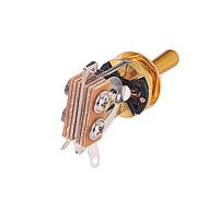 BESTonZON Way Toggle Switch for Electric Guitar Pickup Selector with Replaceable Tip Includes Knurled Mounting Nut and Flat Washer for Tone Control and Easy Installation