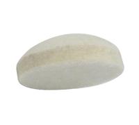BESTonZON White Felt Mallet Head Pad for Drum Hammers Replacement Hammer Heads for Percussion Instrument for Bass Drum Beater