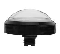 BESTonZON White Round Push Button Game Machine Replacement with LED Light Self Reset Quiz Button for Interactive Games and Educational Play Accessories