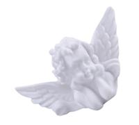 BESTonZON White Vinyl Cherub Figurines for Cake Decoration, Mini Angel Cake Toppers Charming Delicate Design, Easy to Use Multipurpose Angel Decorations for Table Centrepiece or Desktop