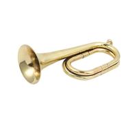 BESTonZON Wind Instrument Copper Alloy Bugle Horn Beginner Trumpet for School Band Youth Orchestra Stage Performance