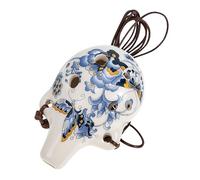 BESTonZON Wind Instrument Creative and Retro Style Alto Ocarina Portable Ceramic 6-hole Mini for Beginners Suitable for Children Practice