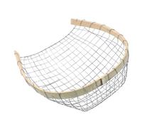 BESTonZON Wire Winch Pan Sifting Sieve for Prospecting Portable Filter Pan Mesh Dustpan Coal Filter Tool for Outdoor Mineral Sifting