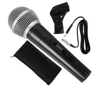 BESTonZON Wired Microphone Handheld Microphone Singing Mic Microphone for Ktv Microphones for Singing Microphone for Speaker Ktv Microphones Dynamic Microphones Stage Classic Plastic Audio