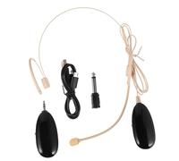 BESTonZON Wireless Head-mounted Microphone Amplifier for Invisible Collar Mic Long Battery Life for Karaoke Live Streaming and Public Speaking